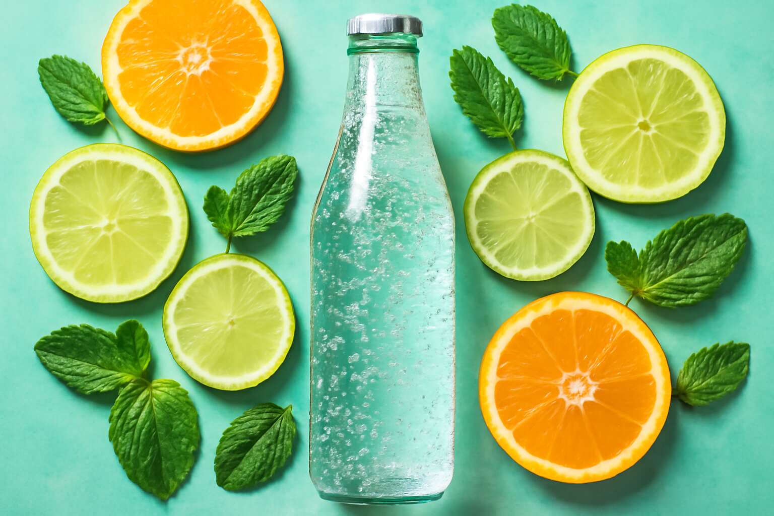 sparkling water bottle