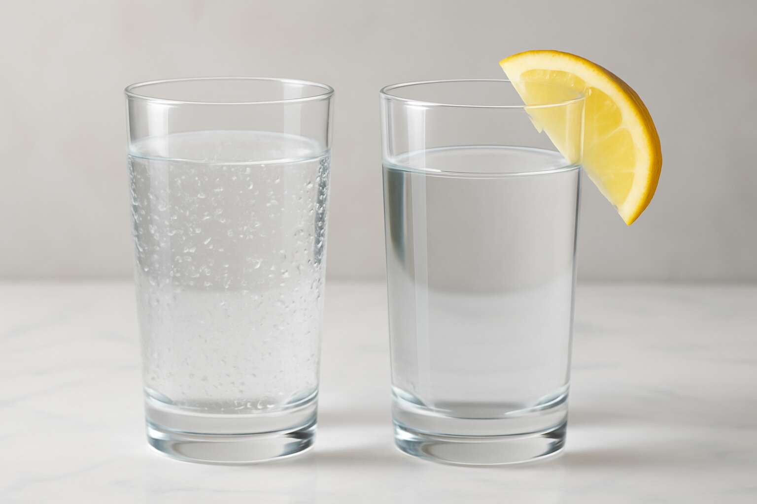 sparkling water versus still water