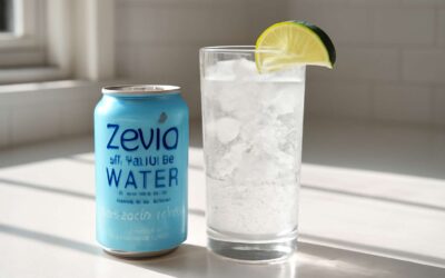 Fizz & flavor: sparkling water zevia for a refreshing, guilt-free sip