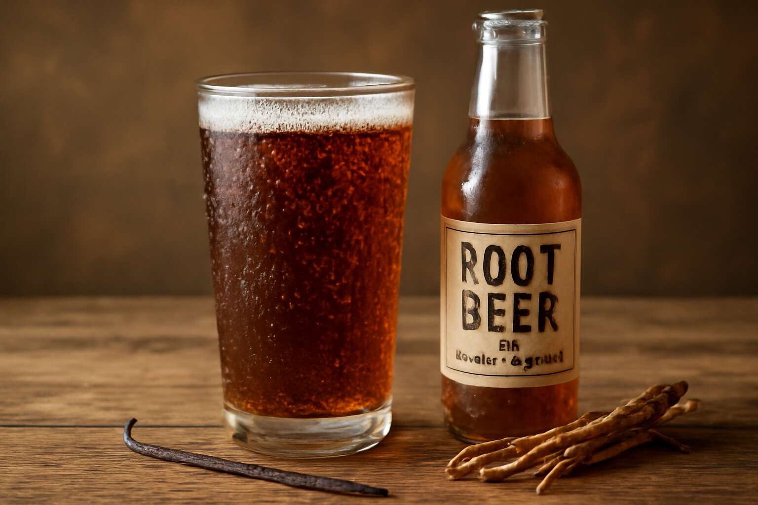 root beer flavoured sparkling water