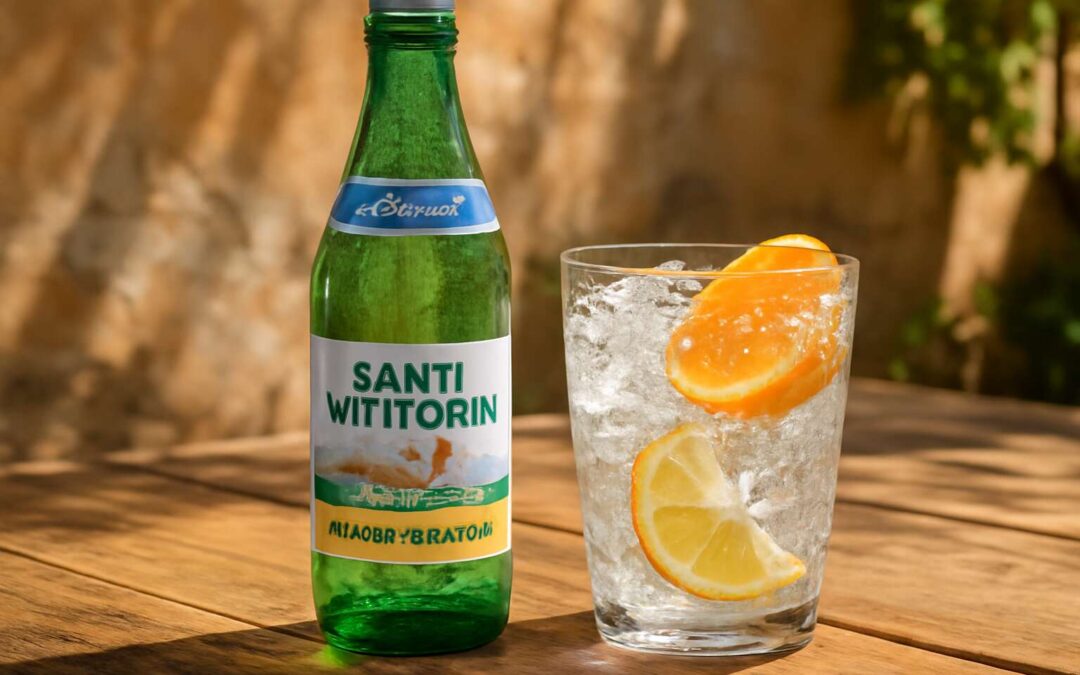 Indulge in santa vittoria flavoured sparkling water for a zesty, refreshing twist