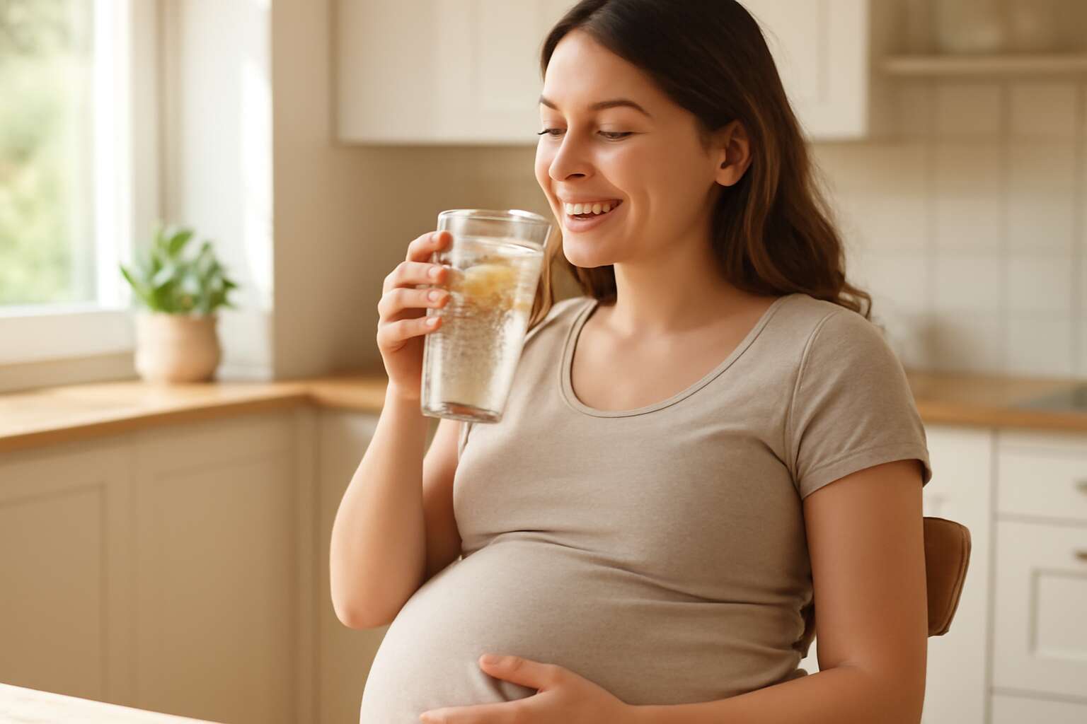 sparkling water when pregnant