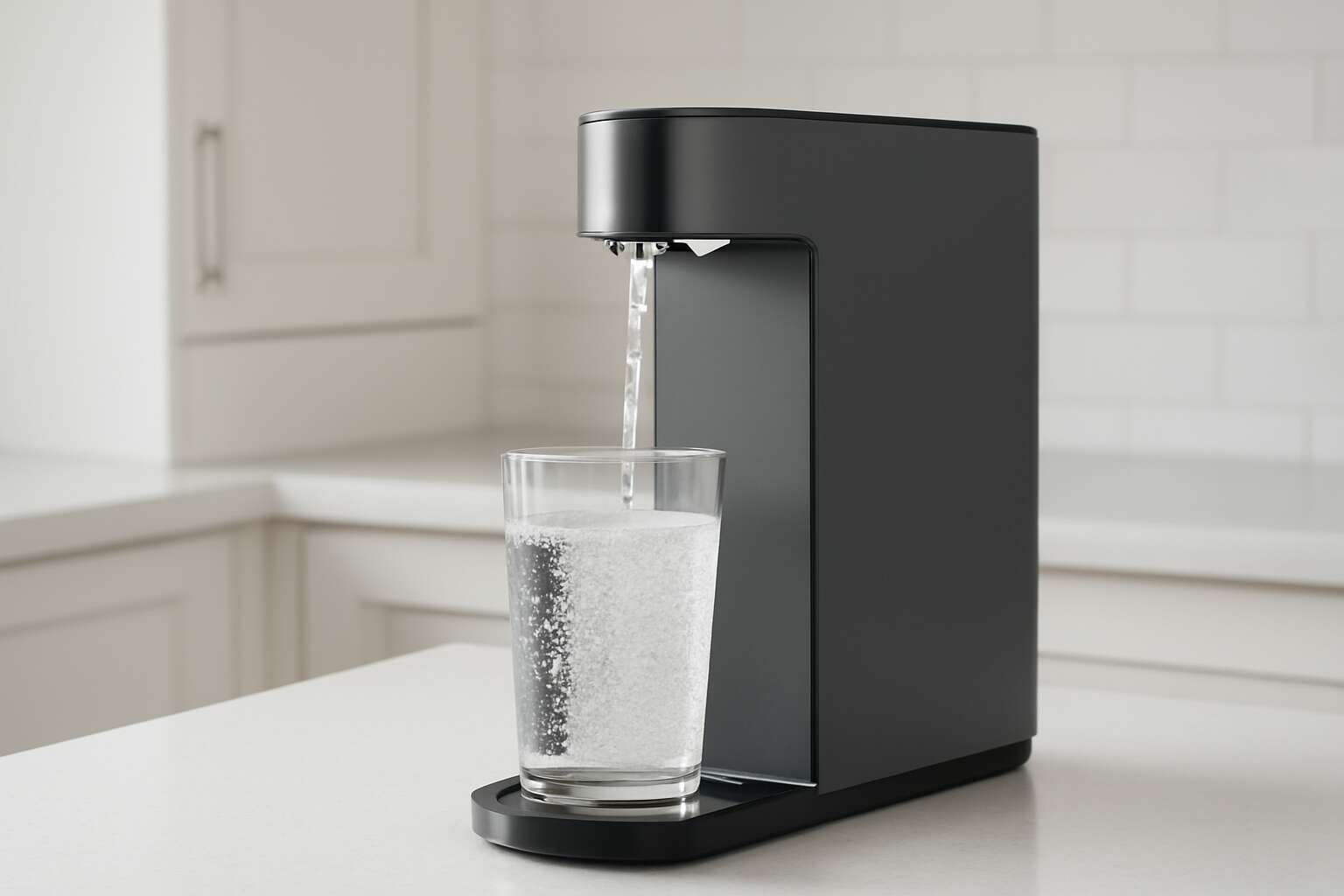 water dispenser with sparkling water
