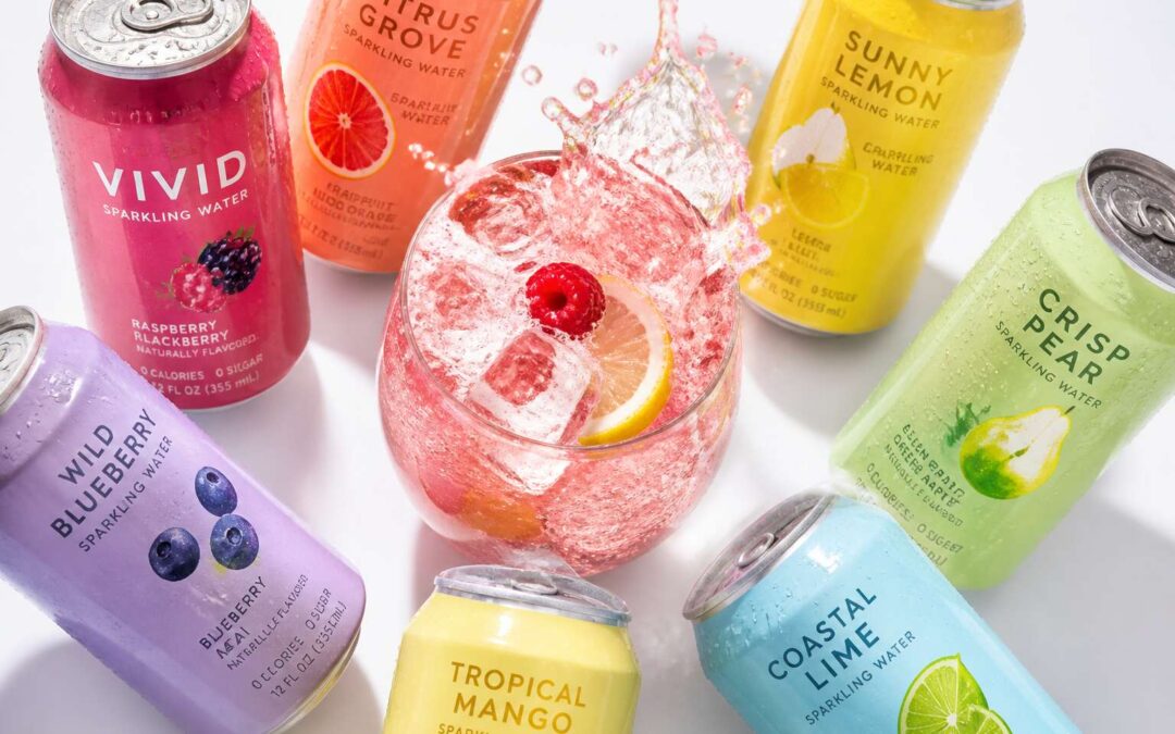 Sparkling water like soda, with none of the sugar.