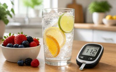 Does flavored sparkling water impact diabetes?
