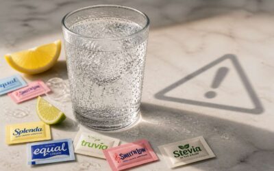 Flavoured sparkling water bad for you, says the evidence.