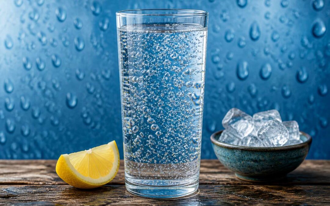 Sparkling water and kidneys keep fluids balanced.