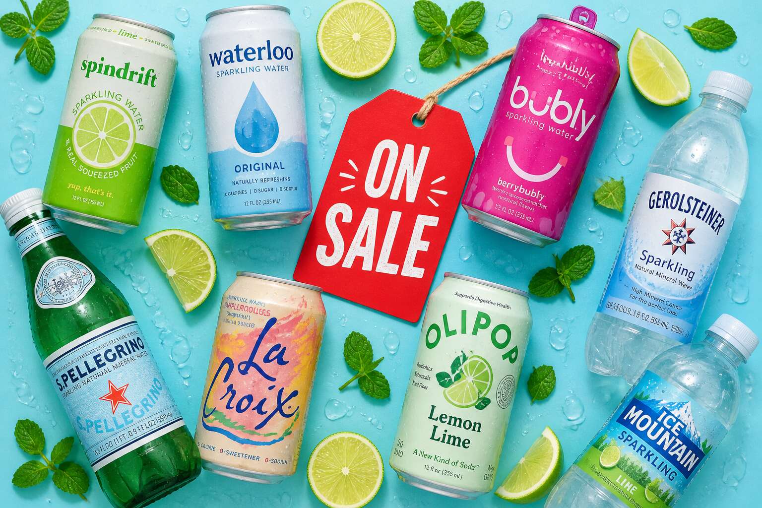 sparkling water on sale