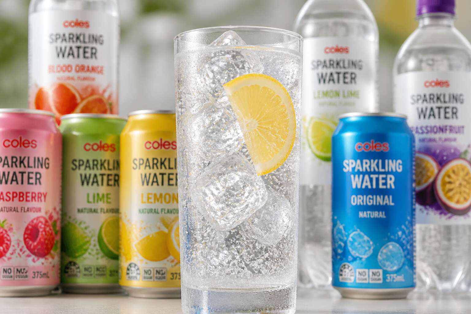 sparkling water coles